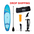 Spot sale Stock surfboard long board softtop Portable inflatable Stand-up paddle board SUP drop shipping